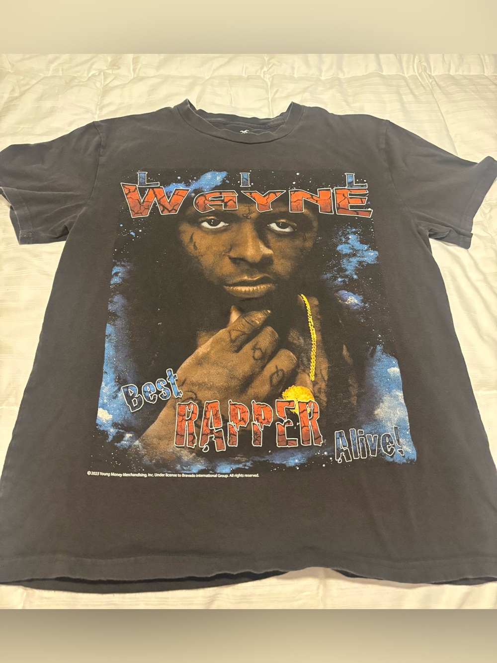 Lil’ Wayne Best Rapper Alive Rap T-Shirt Size Medium